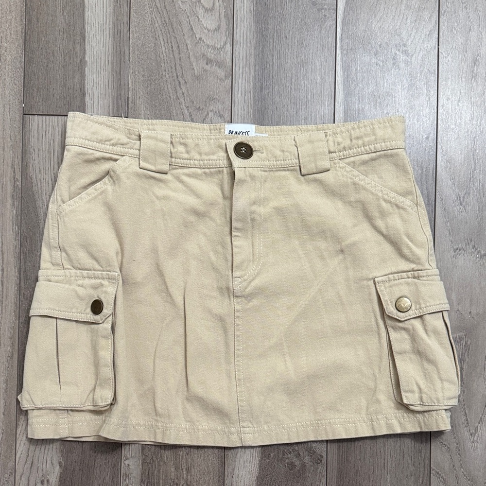 Princess Polly Cargo Mini Skirt Beige